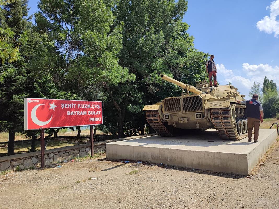 Konya’nın Şehitler Diyarı Mahallesindeki tank gurur kaynağı 4
